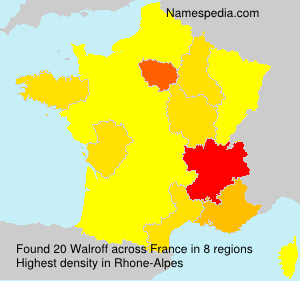 Surname Walroff in France Surname Walroff in France
