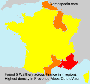 Surname Walthery in France Surname Walthery in France