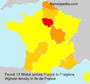 Surname Walus in France Surname Walus in France