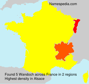 Surname Wandoch in France Surname Wandoch in France