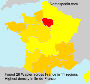 Surname Wapler in France Surname Wapler in France
