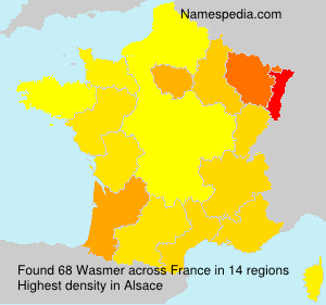 Surname Wasmer in France Surname Wasmer in France