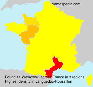 Surname Watkowski in France Surname Watkowski in France