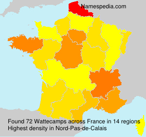 Surname Wattecamps in France Surname Wattecamps in France