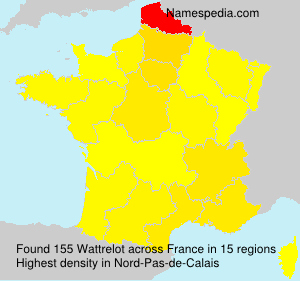 Surname Wattrelot in France Surname Wattrelot in France