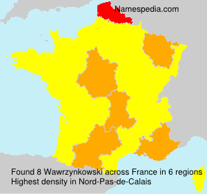 Surname Wawrzynkowski in France Surname Wawrzynkowski in France