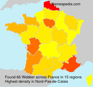 Surname Webber in France Surname Webber in France