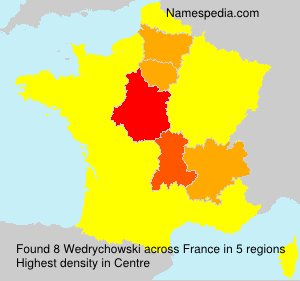 Surname Wedrychowski in France Surname Wedrychowski in France
