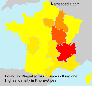 Surname Wegiel in France Surname Wegiel in France