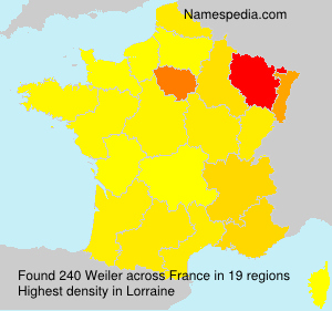 Surname Weiler in France Surname Weiler in France
