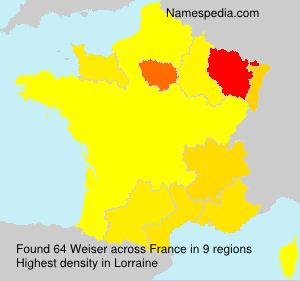 Surname Weiser in France Surname Weiser in France
