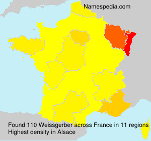 Surname Weissgerber in France Surname Weissgerber in France