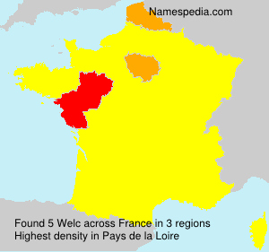 Surname Welc in France Surname Welc in France