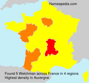 Surname Welchman in France Surname Welchman in France