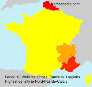 Surname Wellems in France Surname Wellems in France