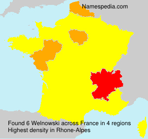 Surname Welnowski in France