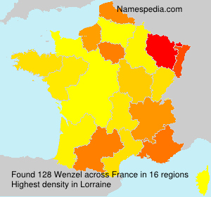 Surname Wenzel in France Surname Wenzel in France