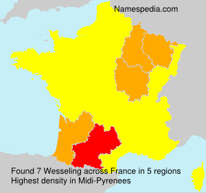 Surname Wesseling in France Surname Wesseling in France