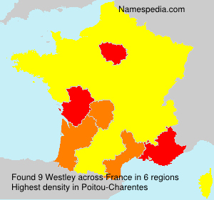 Surname Westley in France Surname Westley in France