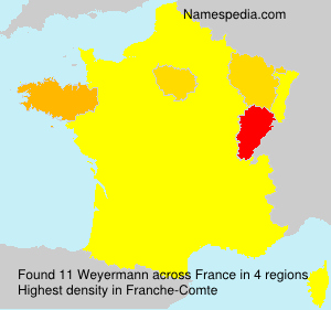 Surname Weyermann in France Surname Weyermann in France