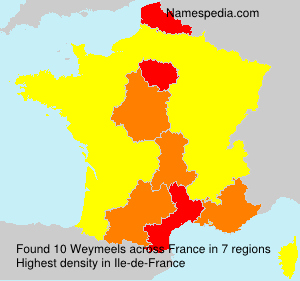 Surname Weymeels in France Surname Weymeels in France