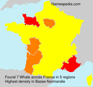 Surname Whale in France