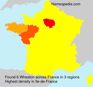 Surname Wheaton in France Surname Wheaton in France