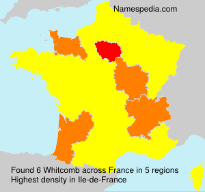 Surname Whitcomb in France Surname Whitcomb in France