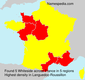Surname Whiteside in France Surname Whiteside in France
