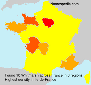 Surname Whitmarsh in France Surname Whitmarsh in France