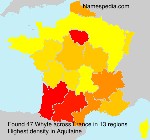 Surname Whyte in France Surname Whyte in France