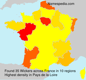 Surname Wickers in France Surname Wickers in France