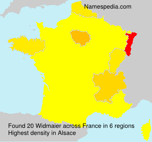 Surname Widmaier in France Surname Widmaier in France