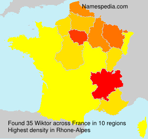 Surname Wiktor in France Surname Wiktor in France