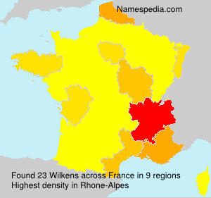 Surname Wilkens in France Surname Wilkens in France