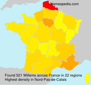 Surname Willems in France Surname Willems in France