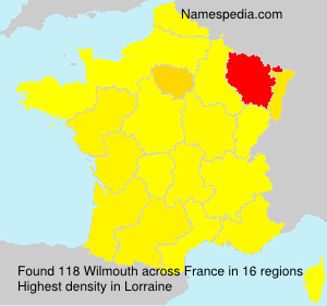 Surname Wilmouth in France