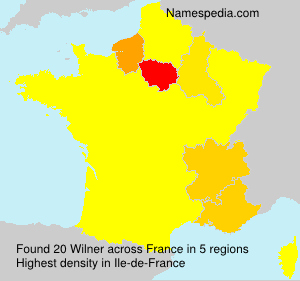 Surname Wilner in France Surname Wilner in France