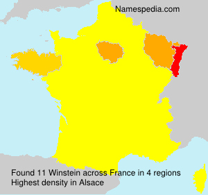 Surname Winstein in France Surname Winstein in France