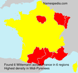 Surname Wittemann in France Surname Wittemann in France