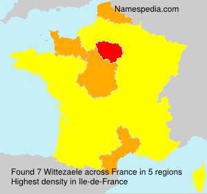 Surname Wittezaele in France Surname Wittezaele in France