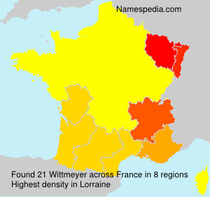 Surname Wittmeyer in France Surname Wittmeyer in France