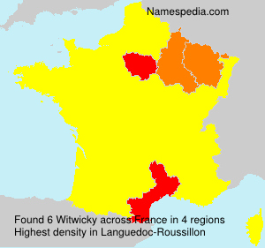 Surname Witwicky in France Surname Witwicky in France