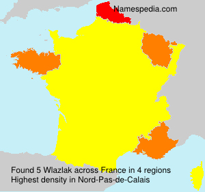 Surname Wlazlak in France Surname Wlazlak in France