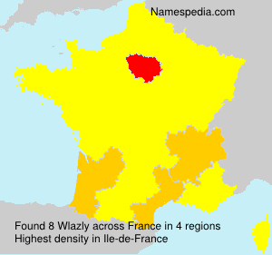 Surname Wlazly in France Surname Wlazly in France