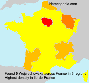 Surname Wojciechowska in France Surname Wojciechowska in France