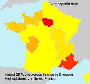 Surname Wolfe in France Surname Wolfe in France