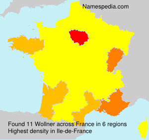 Surname Wollner in France Surname Wollner in France