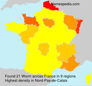 Surname Worm in France Surname Worm in France