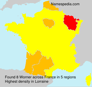 Surname Worner in France Surname Worner in France